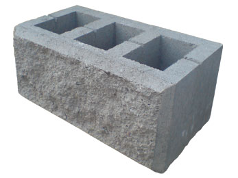 Блок строительный колотый